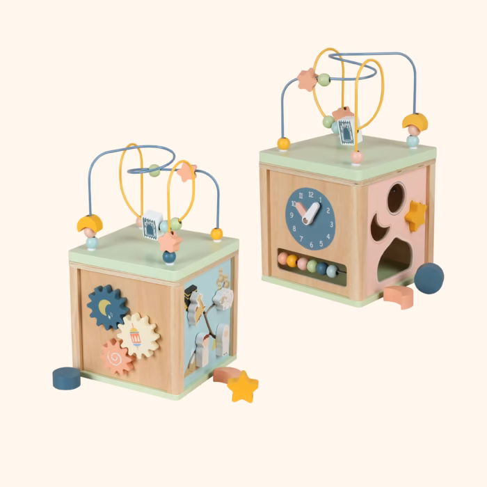 Islamic Wooden Activity Cube